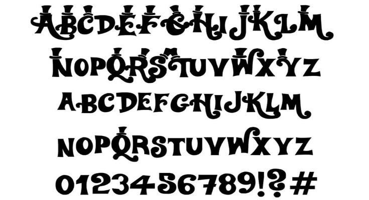 Willy Wonka Font Free Download - Font XS