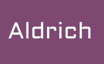 Aldrich Font Family Free Download