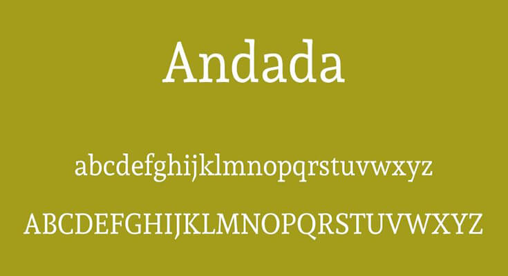 Andada Font Free Download