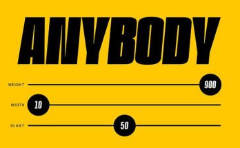 Anybody Font Family Free Download