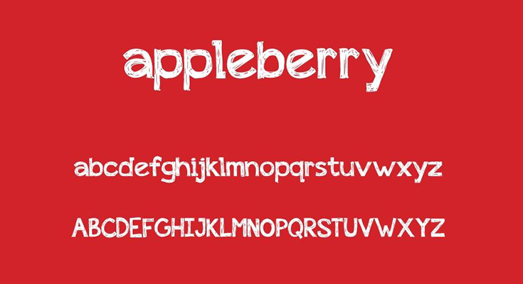 Appleberry Font Free Download - Font XS