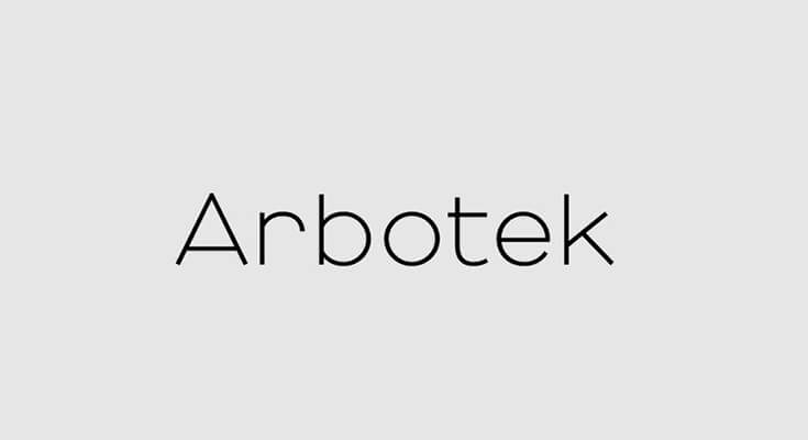 Arbotek Font Free Download - Font XS