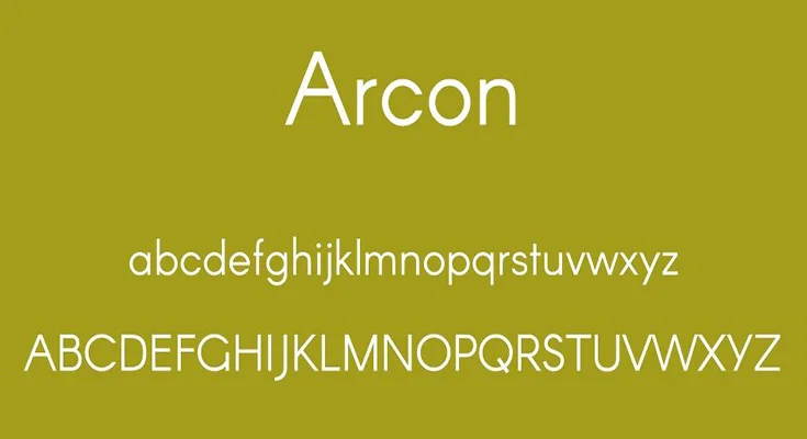 Arcon Font Free Download