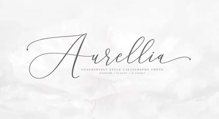 Aurellia Script Font Family Free Download
