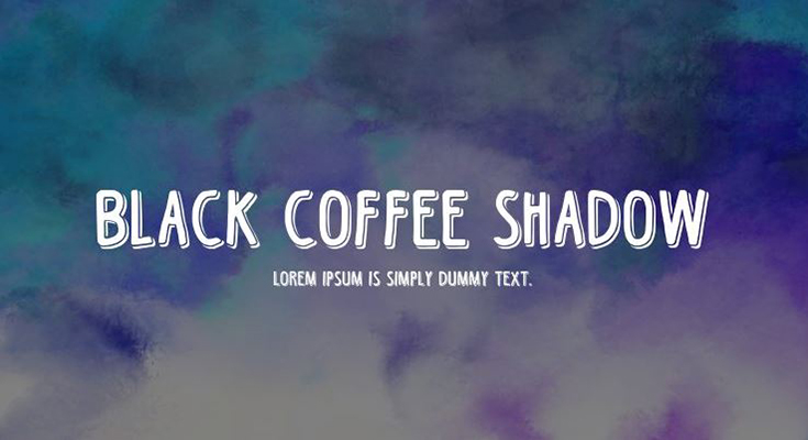 Black Coffee Font Family Free Download