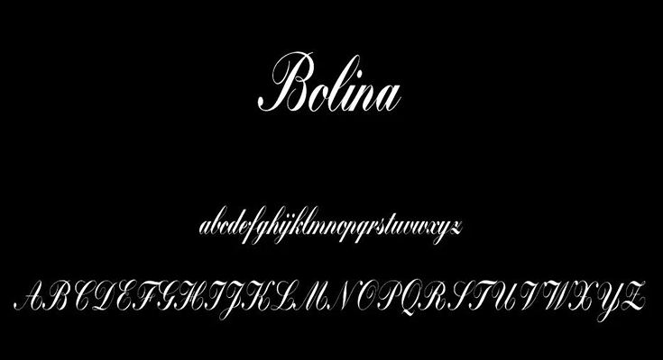 Bolina Font Free Download