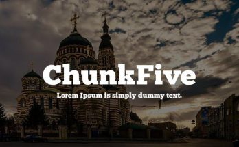 Chunkfive Font Family Free Download
