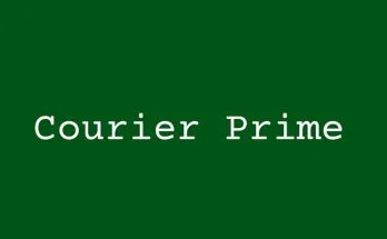 Courier Prime Font Family Free Download