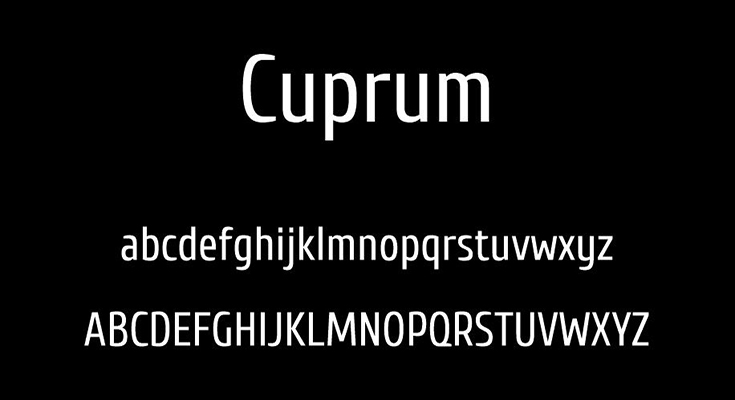 Cuprum Font Free Download