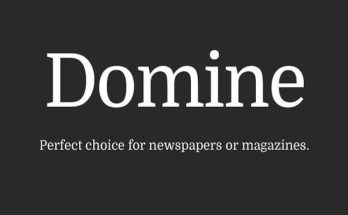 Domine Font Family Free Download