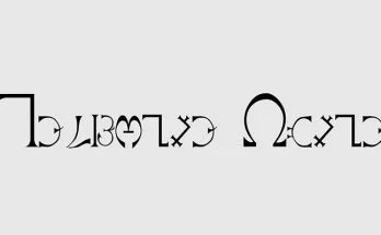 Enochian Font Family Free Download