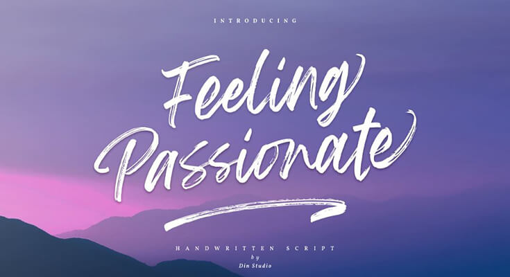 Feeling Passionate Font Family Free Download