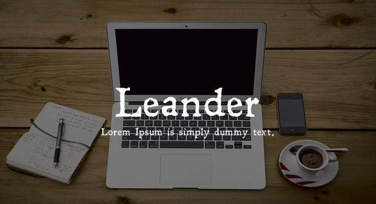 Leander Font Family Free Download