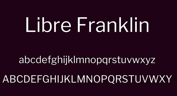 Libre Franklin Font Free Download