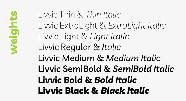 Livvic Font Family Download