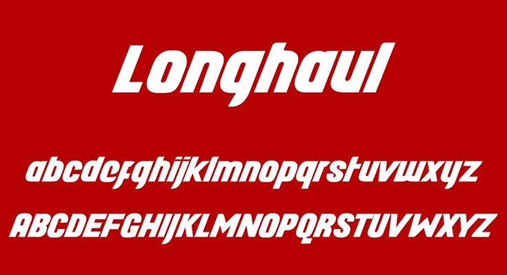 Longhaul Font Free Download