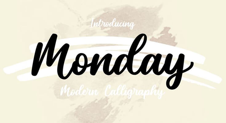 Monday Font Family Free Download