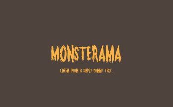 Monsterama Font Family Free Download