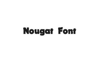 Nougat Font Family Free Download