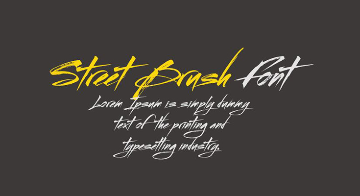 Streetbrush Font Family Free Download