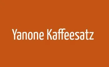 Yanone Kaffeesatz Font Family Free Download