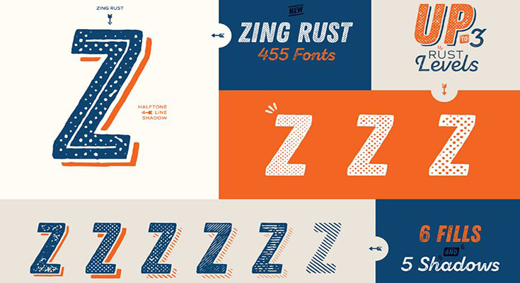 Zing Rust Font Free Download - Font XS