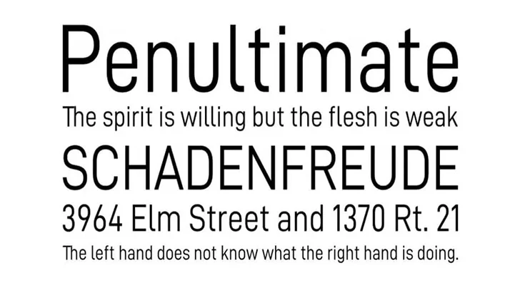 Din Font Family Download