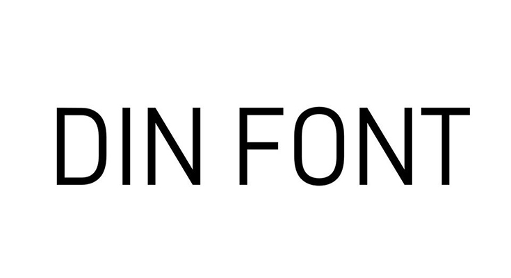 Din Font Family Free Download