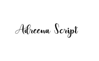 Adreena Script Font Family Free Download