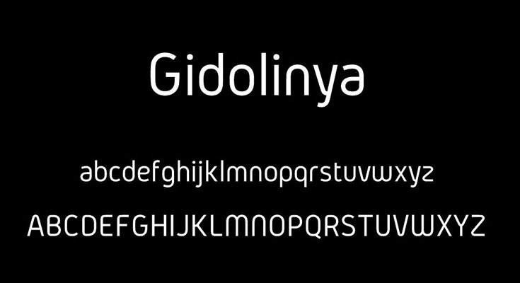Gidolinya Font Free Download