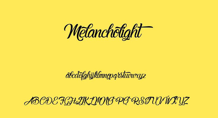 Melancholight Font Free Download