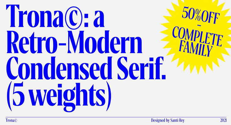 Trona Font Family Download