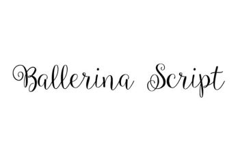 Ballet Script Font Family Free Download