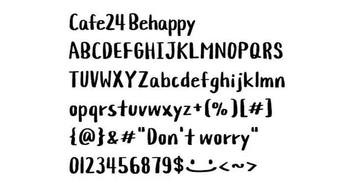Be Happy Font Family Download