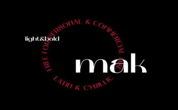 Mak Font Family Free Download