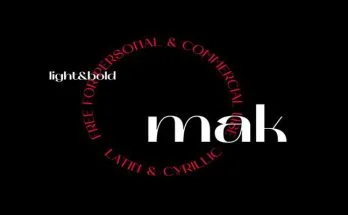 Mak Font Family Free Download