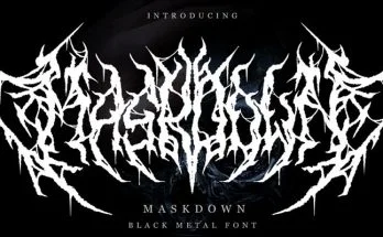 Maskdown Font Family Free Download