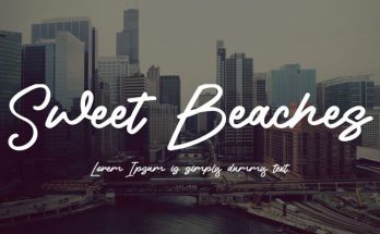 Sweet Beaches Font Family Free Download