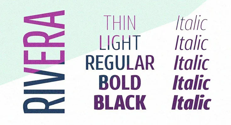 Rivera Font Family Download