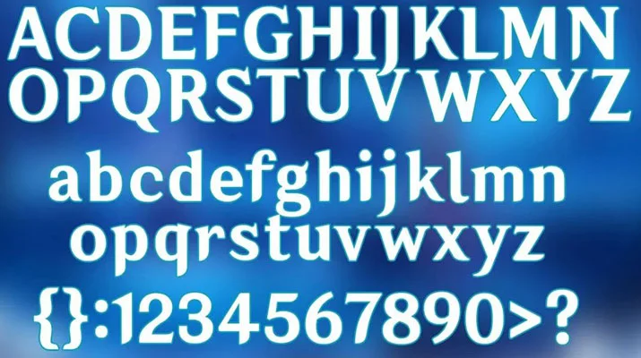 Genshin Impact Logo Font Family Download
